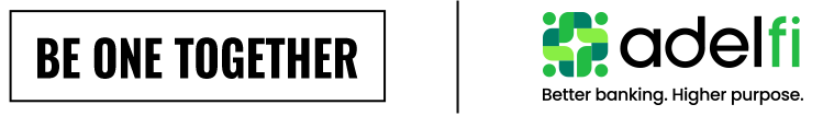 Be One Together + AdelFi Logo