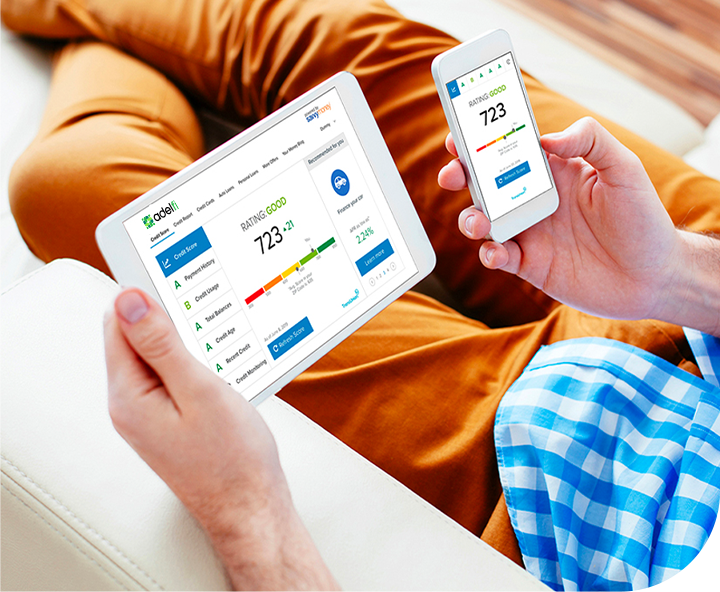 Checking credit score on mobile devices