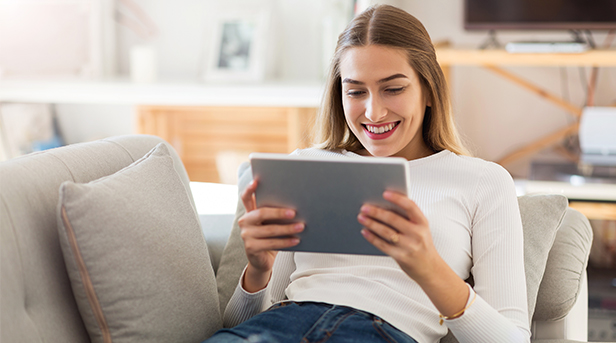 Woman on Laptop